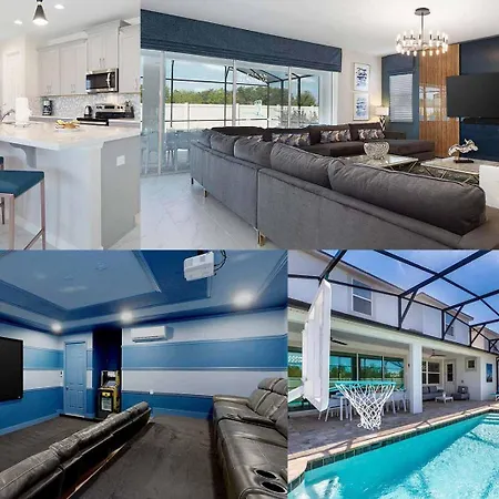 Luxe Villa Near Parks With Wizard Br, Theater, Arcade